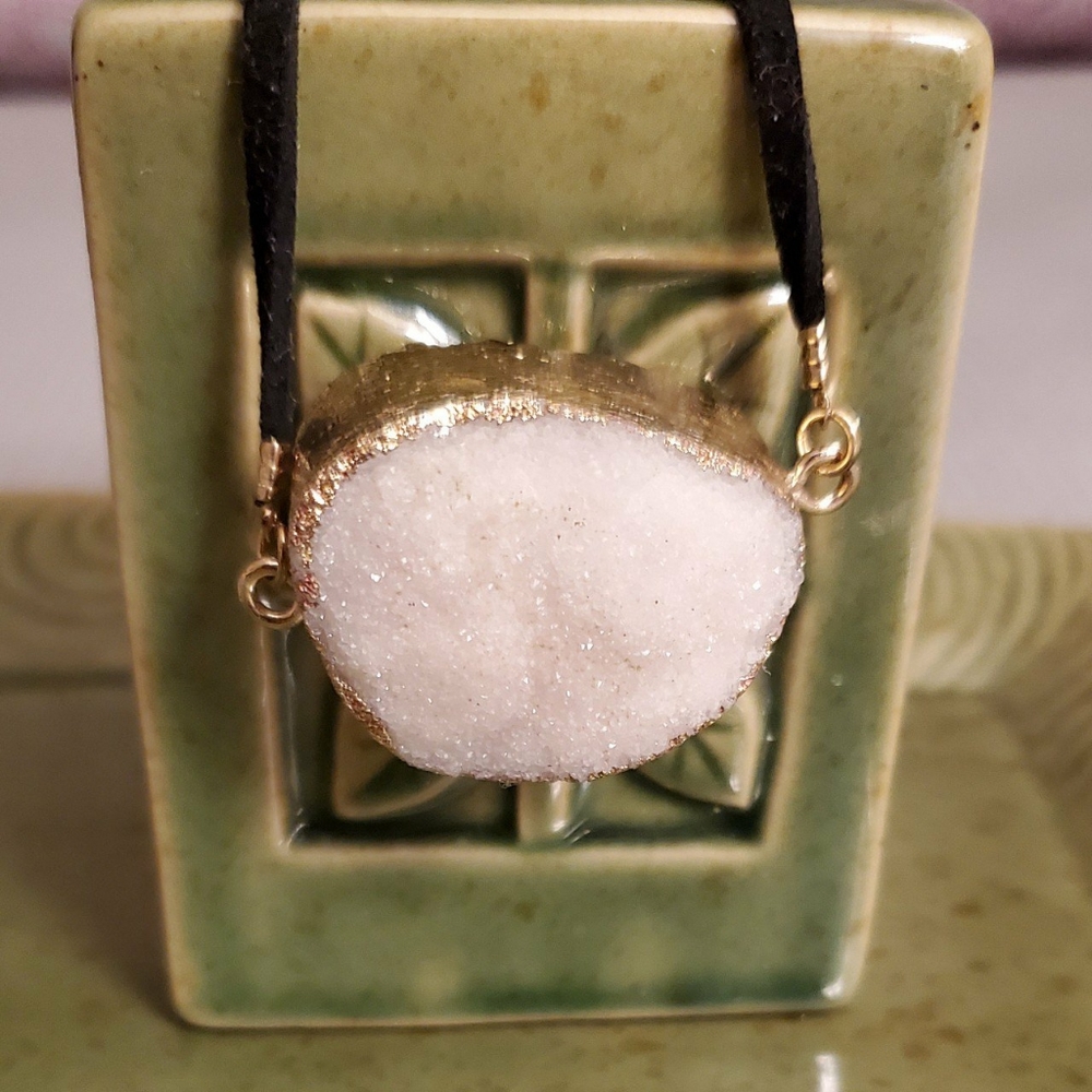 Druzy Quartz Necklace